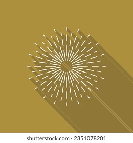 Light ray, sunburst and ray of sun. Design elements, linear drawing, vintage hipster style. Light rays sunburst, arrow, ribbon, and, for, the and ampersand. Vector Illustration
