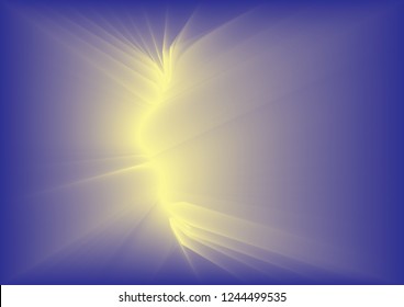 
Light rays break out