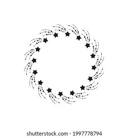 Light rays frame made with fireworks stars. Shine burst background. radiant spark, fireworks. Vector illustration. Sun beam ray sunburst background. 