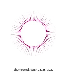 Light rays frame with purple dots. Shine burst background. radiant spark. Vector illustration. Sun beam ray sunburst background. 