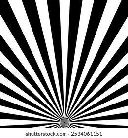 Silhueta de raios de luz. imagem vetorial