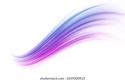 Light rays speed through cyberspace with neon blue waves. Dynamic motion and glowing sparkles in a futuristic abstract background.