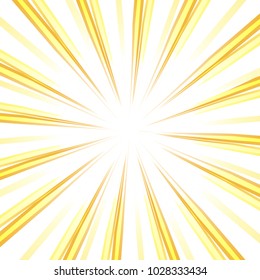 Light Rays Star Burst Lines Glowing Gold Yellow Abstract Background Frame Texture