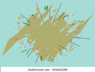 light rays vintage retro graphic on engraving retro style. Icon vintage drawing elements for design poster, banner, postcard. Vector Illustration