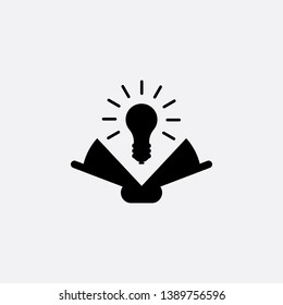 light for reading books icon sign signifier vector