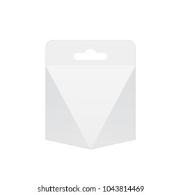 Light Realistic Package Cardboard Box. Template For Mockup Your Design. vector illustration.