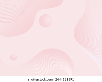 Light red abstract editable background for presentations, website, design. Vector illustration with lines and gradients