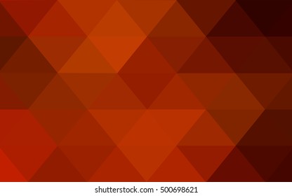 Light red abstract mosaic template. Creative illustration in halftone style with gradient. Brand-new style for your business design.