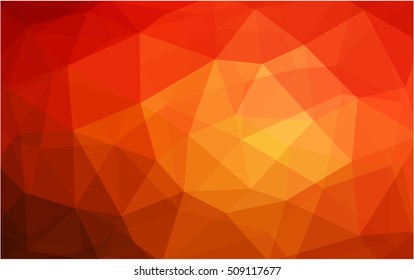 Light red abstract polygonal background. Creative geometric illustration in Origami style with gradient. A completely new template for your business design.