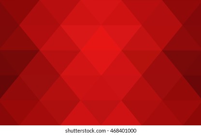 Light red abstract polygonal template. A completely new color illustration in a vague style. Brand-new design for your business.