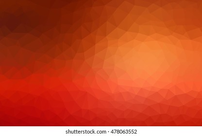 Light red abstract polygonal template. An elegant bright illustration with gradient. The template can be used as a background for cell phones.
