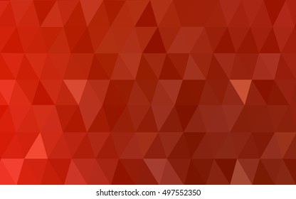 Light red abstract polygonal template. Brand-new colored illustration in blurry style with gradient. Brand-new design for your business.