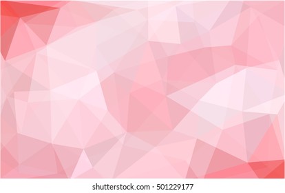 Light red abstract polygonal template. A sample with polygonal shapes. The template can be used as a background for cell phones.