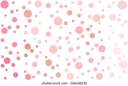 Light Red abstract seamless pattern with circles. Geometry pattern for fabric. Textile background. Stock vector.