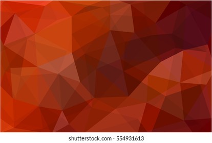 Light Red abstract textured polygonal background. Vector blurry triangle design. Pattern can be used for background.