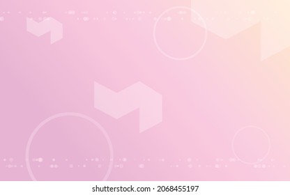 Light red background, random minimalist abstract illustration vector for logo, card, banner, web and printing.