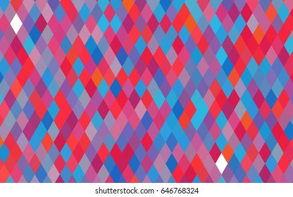 Light red, blue vector abstract polygonal pattern. Creative illustration in halftone style with gradient. The elegant pattern can be used as part of a brand book.