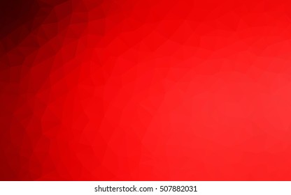 Light red blurry triangle background. Colorful abstract illustration with gradient. The polygonal design can be used for your web site.