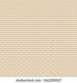 Light red brick wall seamless pattern vector graphic design for architecture and construction background.