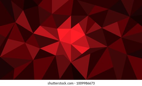 Light red, deep red vector blurry triangle background design. Geometric background in Origami style with gradient.  Vector Illustration. 