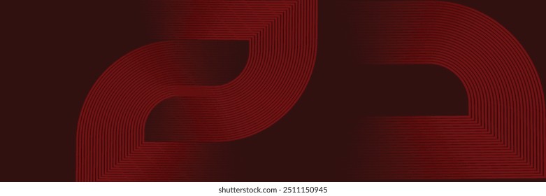 Fundo de vetor abstrato dinâmico vermelho claro com linhas diagonais. Cores clássicas da moda . 3d capa de negócios banner apresentação para venda evento de festa à noite. Uma sombra de ponto suave de movimento rápido