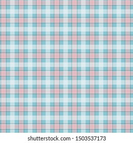 Light Red Gingham pattern. Texture from squares for - plaid, tablecloths, clothes, shirts, dresses, paper, bedding, blankets, quilts and other textile products. Vector illustration EPS 10