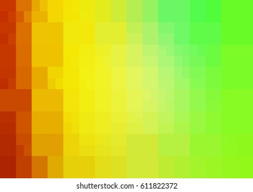Light red, green, yellow vector modern geometrical abstract background. Texture template. Geometric pattern in Origami style with gradient. 