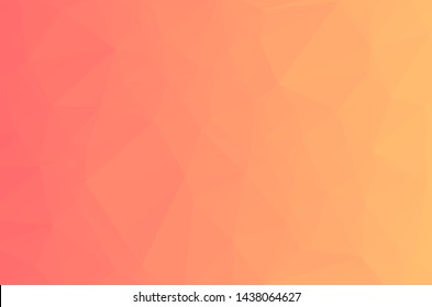 Light red Low poly crystal background. Polygon design pattern. light red Low poly vector illustration, low polygon background.