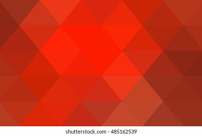 Light red low poly template. An elegant bright illustration with gradient. A completely new template for your business design.