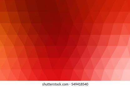 Light Red modern geometrical abstract background. Texture, seamless background. Geometric background in Origami style with gradient. 