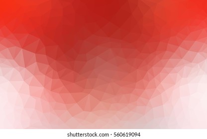 Light Red modern geometrical abstract background. Texture, seamless background. Geometric background in Origami style with gradient. 