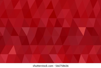 Light Red modern geometrical abstract background. Texture, seamless background. Geometric background in Origami style with gradient. 