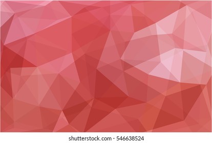 Light Red Pattern. Seamless triangular template. Geometric sample. Repeating routine with triangle shapes. Seamless texture for your design. Pattern can be used for background.