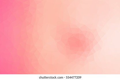Light Red Pattern. Seamless triangular template. Geometric sample. Repeating routine with triangle shapes. Seamless texture for your design. Pattern can be used for background.