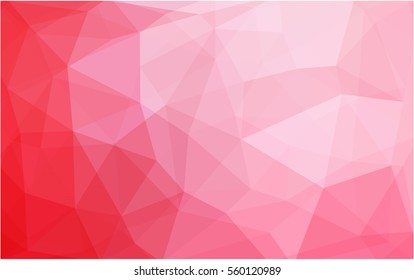 Light Red Pattern. Seamless triangular template. Geometric sample. Repeating routine with triangle shapes. Seamless texture for your design. Pattern can be used for background.