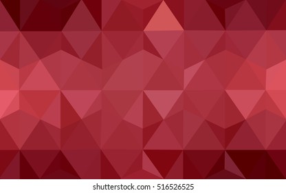 Light red polygonal background. Brand-new colored illustration in blurry style with gradient. Brand-new design for your business.