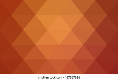 Light red polygonal background. A vague abstract illustration with gradient. The completely new template can be used for your brand book.