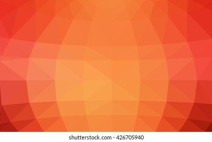 Light red polygonal illustration, which consist of triangles. Triangular design for your business. Creative geometric background in Origami style with gradient.