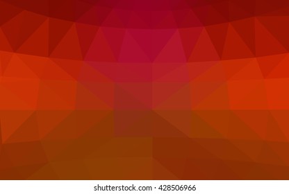 Light red polygonal illustration, which consist of triangles. Triangular design for your business. Creative geometric background in Origami style with gradient.
