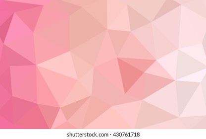Light red polygonal illustration, which consist of triangles. Triangular design for your business. Creative geometric background in Origami style with gradient.