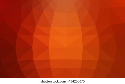 Light red polygonal illustration, which consist of triangles. Triangular design for your business. Creative geometric background in Origami style with gradient.