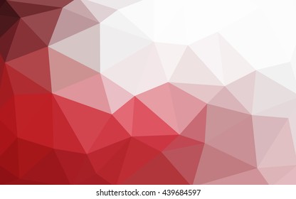 Light red polygonal illustration, which consist of triangles. Triangular design for your business. Creative geometric background in Origami style with gradient.