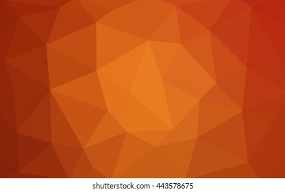 Light red polygonal illustration, which consist of triangles. Triangular design for your business. Creative geometric background in Origami style with gradient.