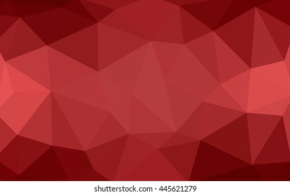 Light red polygonal illustration, which consist of triangles.