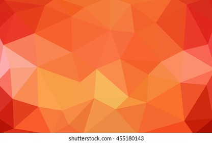 Light red polygonal illustration, which consist of triangles. Triangular design for your business. Creative geometric background in Origami style with gradient.