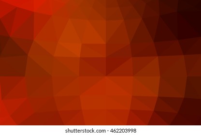 Light red polygonal illustration, which consist of triangles. Triangular design for your business. Creative geometric background in Origami style with gradient.