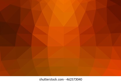 Light red polygonal illustration, which consist of triangles. Triangular design for your business. Creative geometric background in Origami style with gradient.