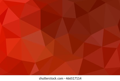 Light red polygonal illustration, which consist of triangles. Triangular design for your business. Creative geometric background in Origami style with gradient.