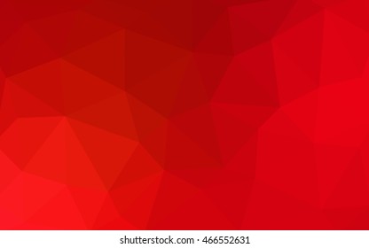 Light red polygonal illustration, which consist of triangles. Triangular design for your business. Creative geometric background in Origami style with gradient.