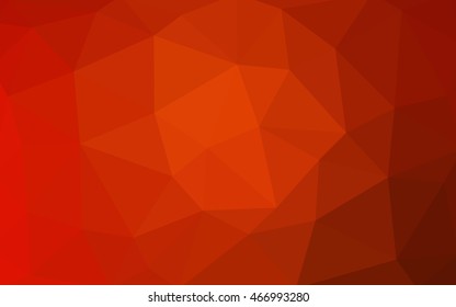 Light red polygonal illustration, which consist of triangles. Triangular design for your business. Creative geometric background in Origami style with gradient.